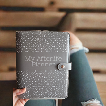 Load image into Gallery viewer, PU Leather Afterlife Planner - Dark Grey ON SALE!
